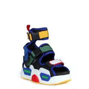 Anthony Wang Multi Color Platform Sandals